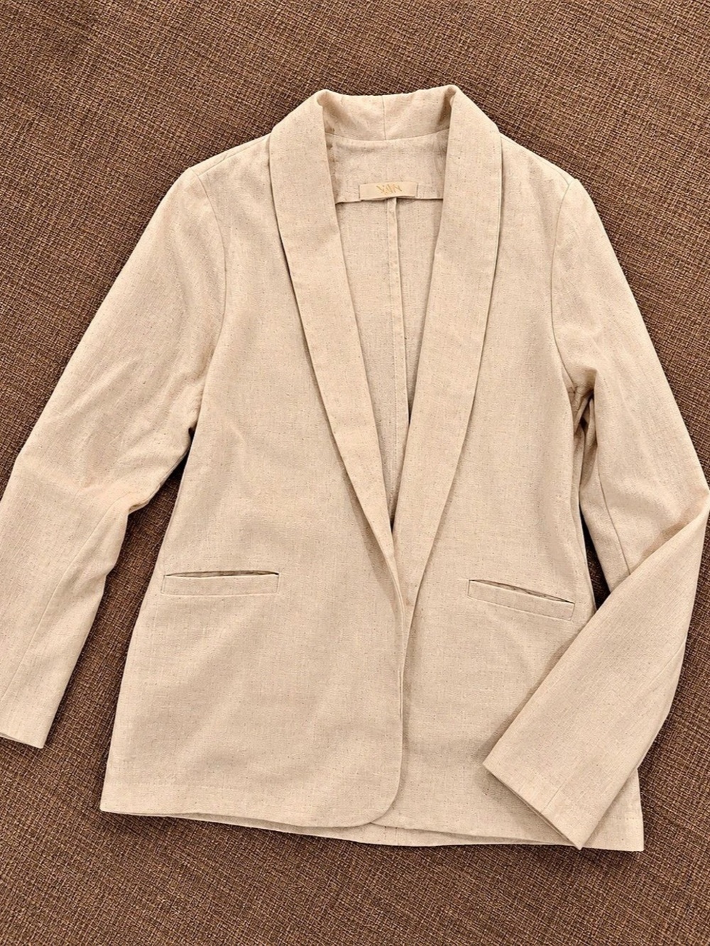 Linen Beige Blazer